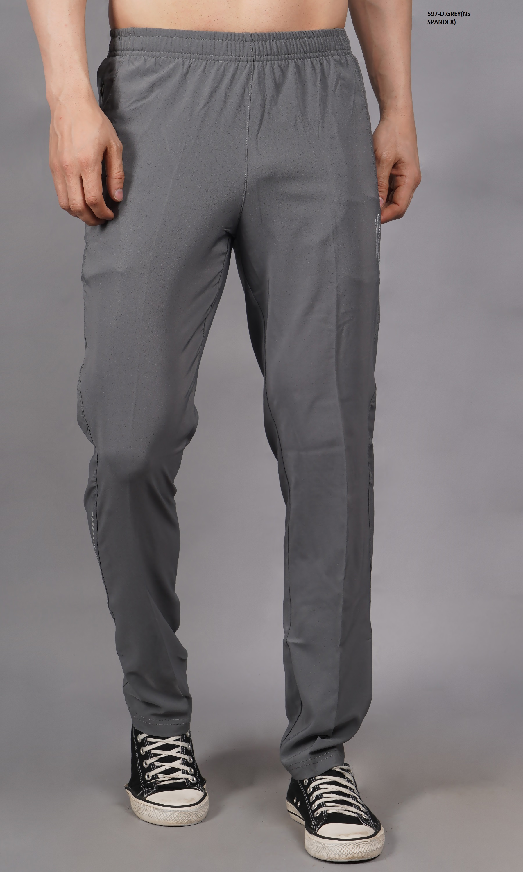 Lower Pockets: 2 Sides Zip Heavy Spandex
